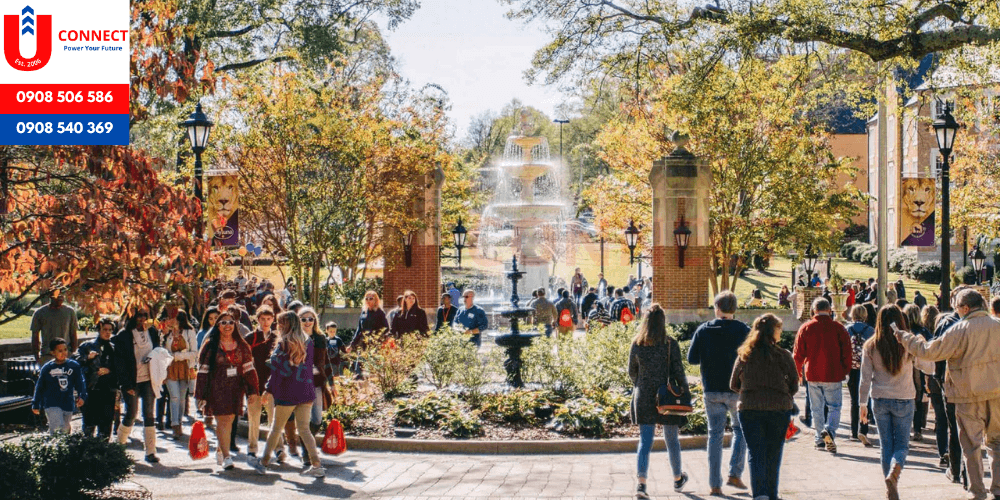 Đại học University of North Alabama, bang Alabama - Mỹ